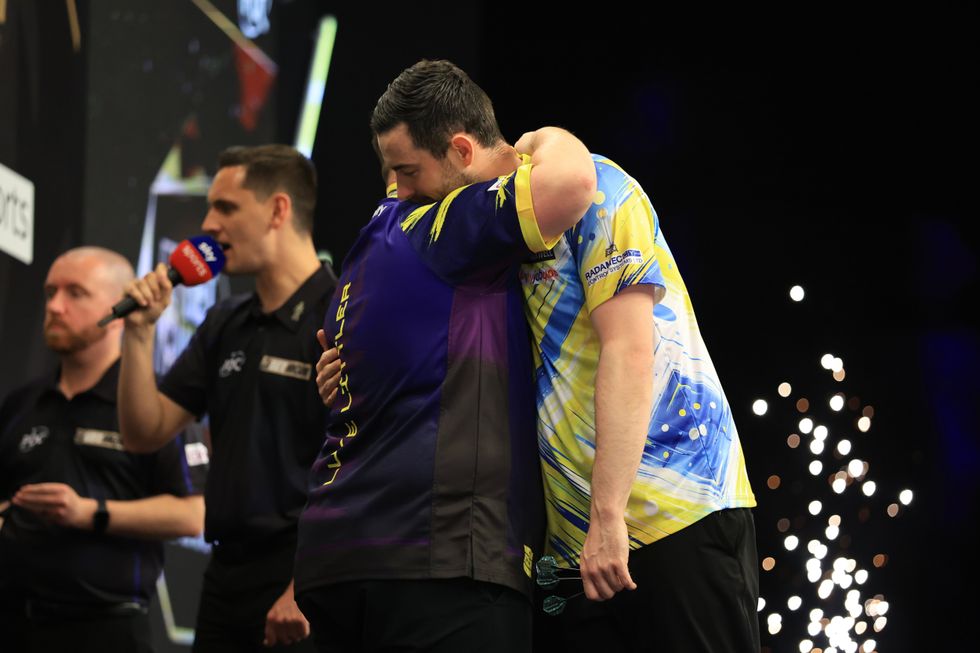 Luke Littler battled his way to victory over Luke Humphries in Thursday night's Premier League showdown in Leeds