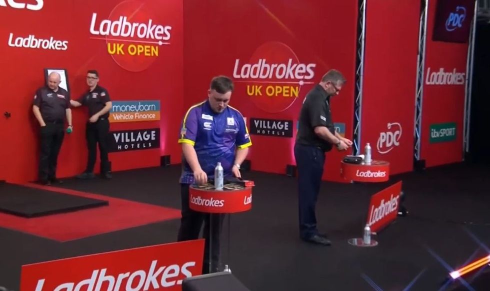 Luke Littler could face Andrew Gilding at the UK Open