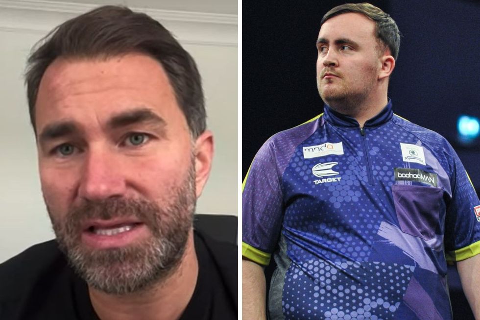 Luke Littler Eddie Hearn