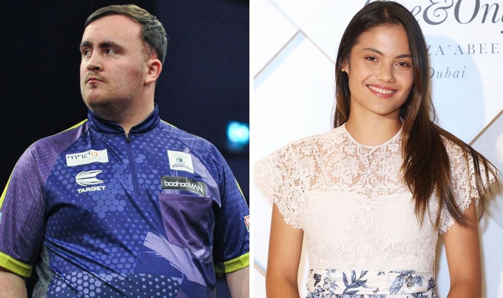 Luke Littler Emma Raducanu
