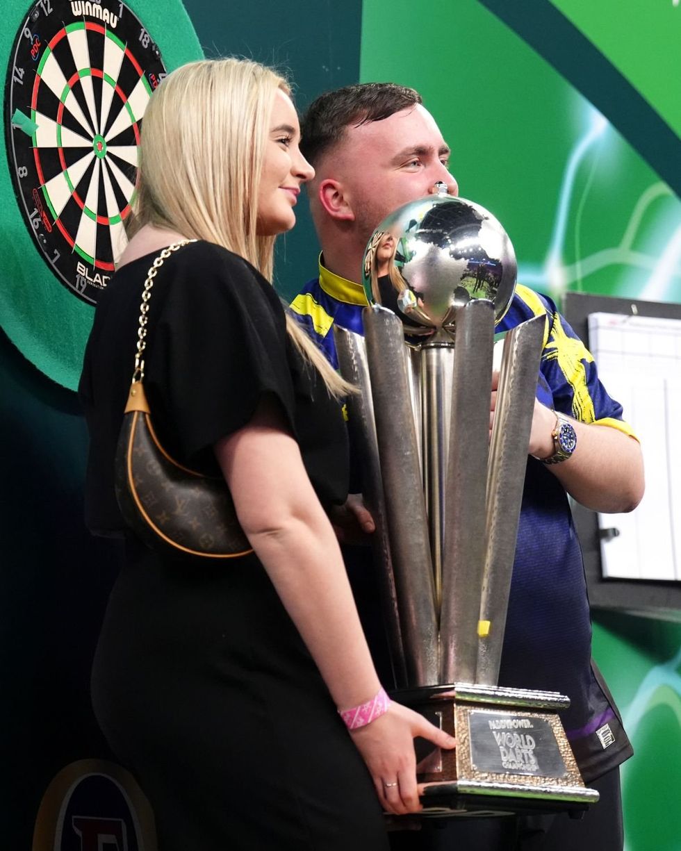 Luke Littler Faith Millar