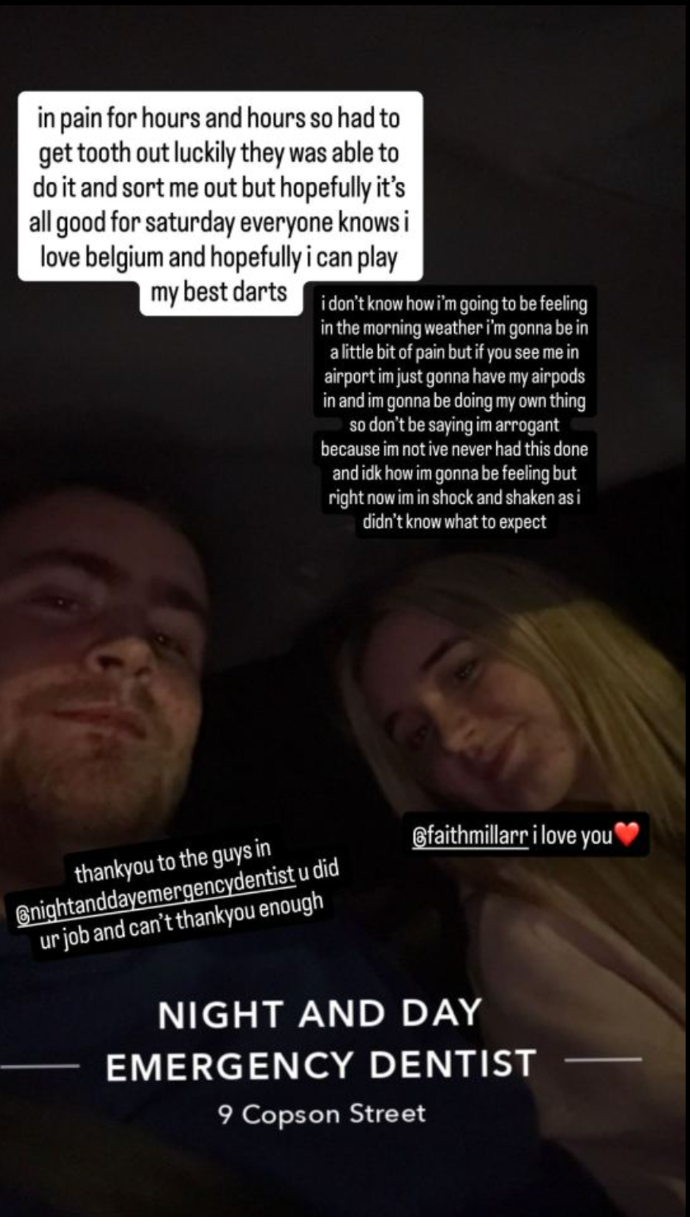 Luke Littler, Faith Millar