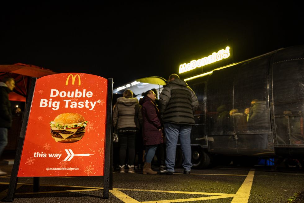 Luke Littler hands out new McDonald\u2019s burger