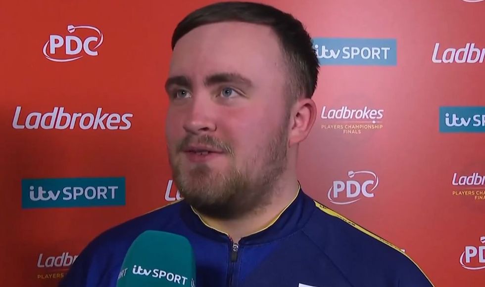 Luke Littler has come close to hitting a nine-darter this weekend