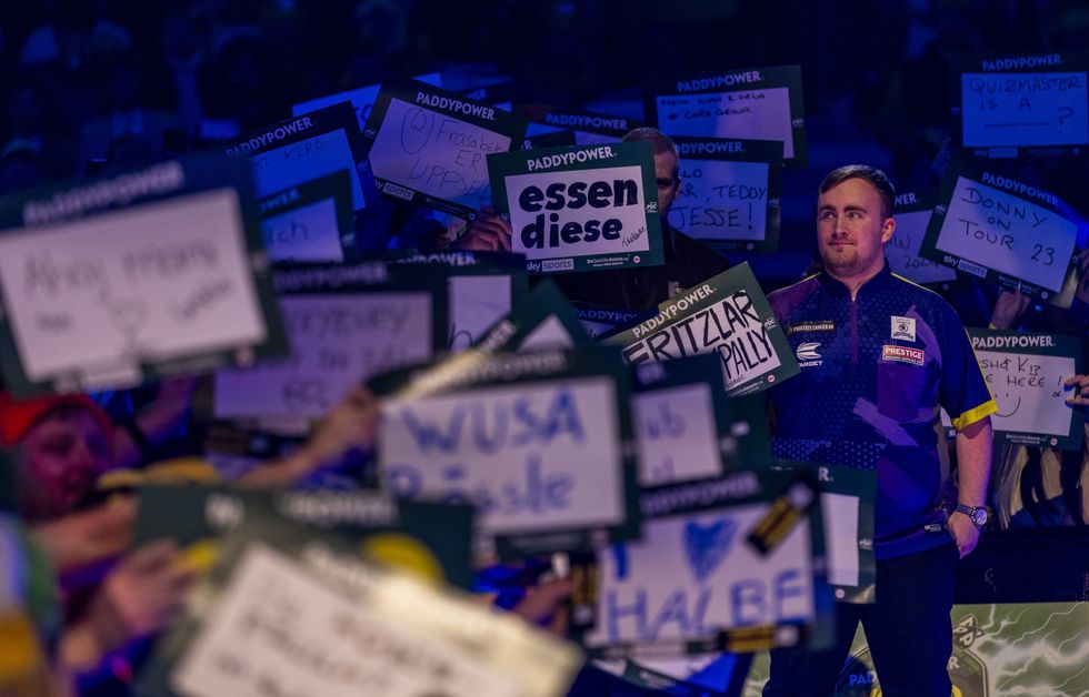 Luke Littler is a favourite among the Ally Pally crowd