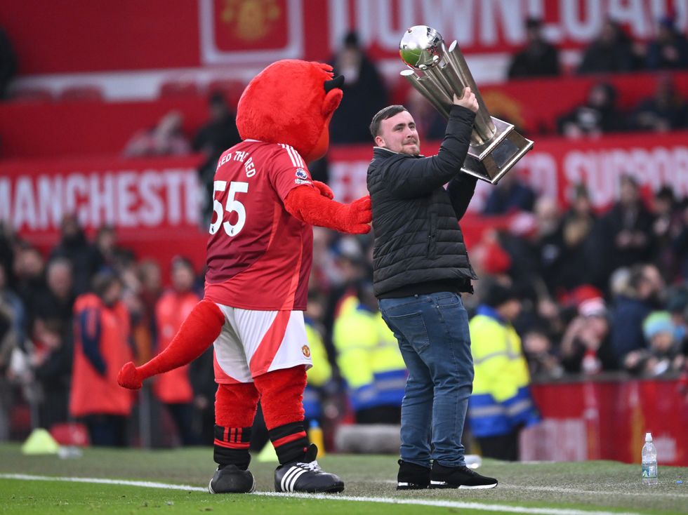 Luke Littler is a lifelong Manchester United fa