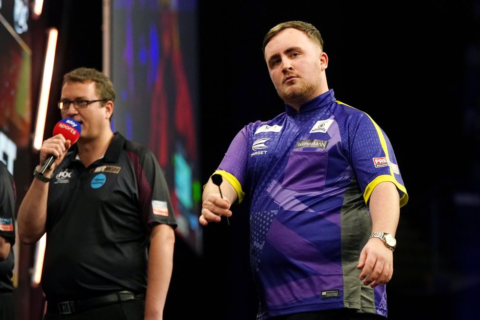 Luke Littler is managing his schedule for 2024