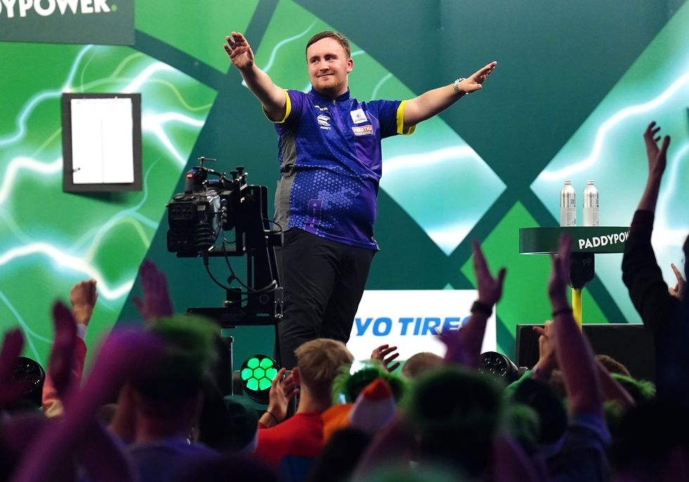 Luke Littler is two wins away from becoming a world champion