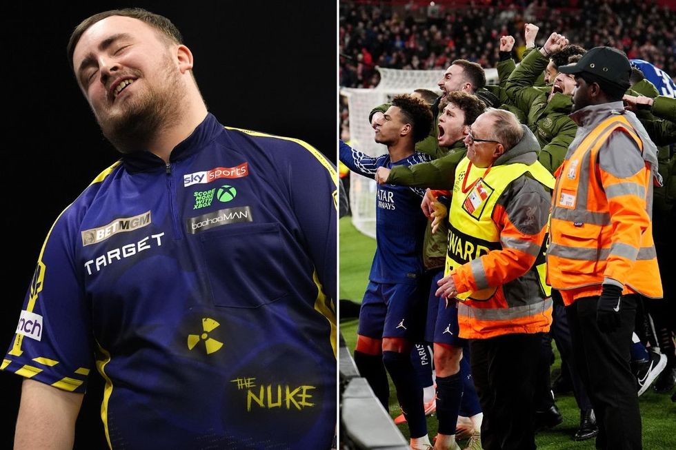 Luke Littler Liverpool PSG