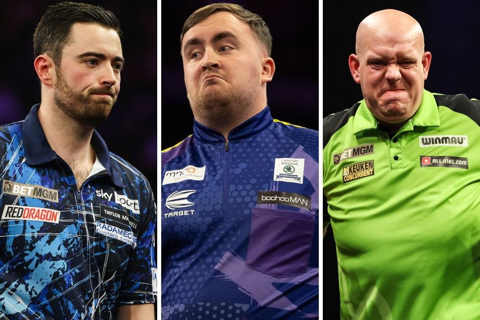 Luke Littler Luke Humphries Michael van Gerwen