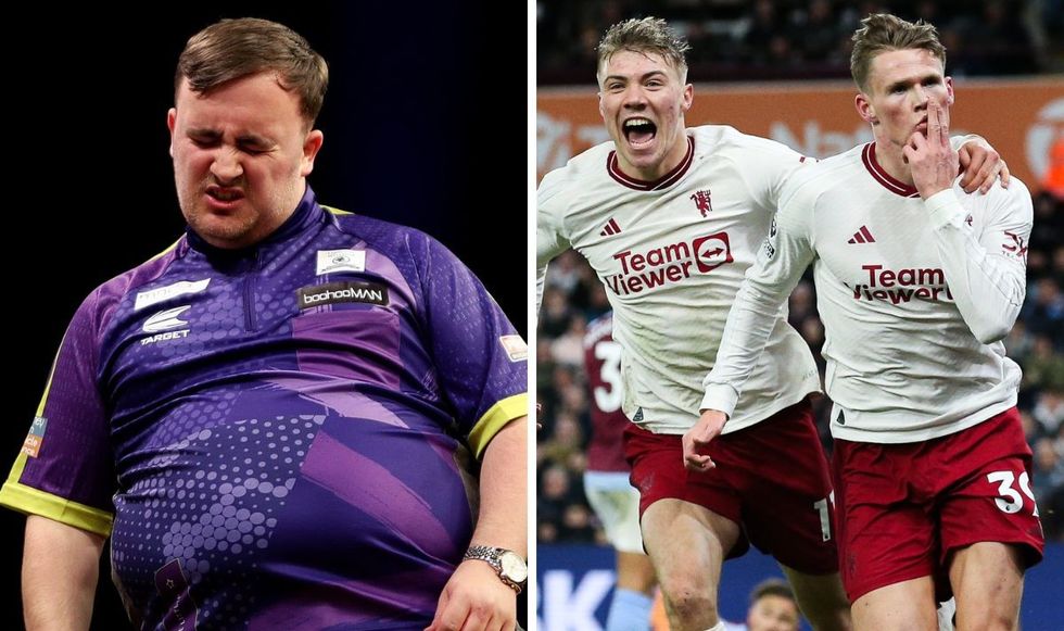 Luke Littler Man Utd