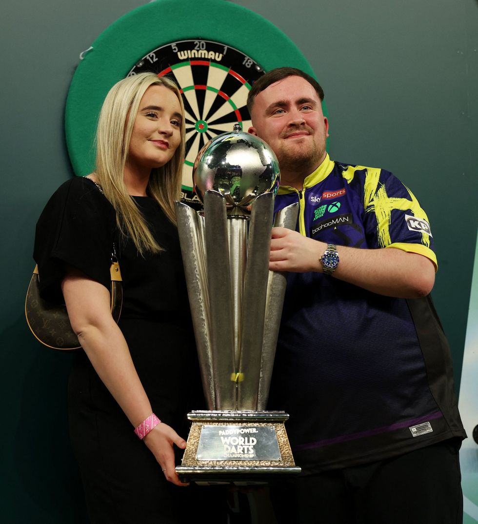 Luke Littler's girlfriend Faith Millar was happy to help