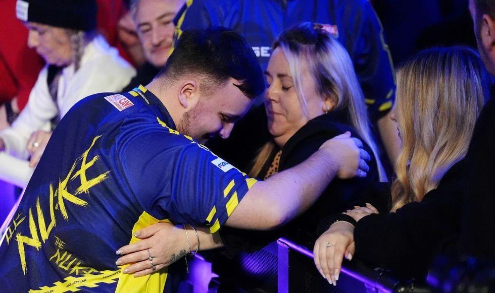 Luke Littler's mother Lisa vented her fury on social media