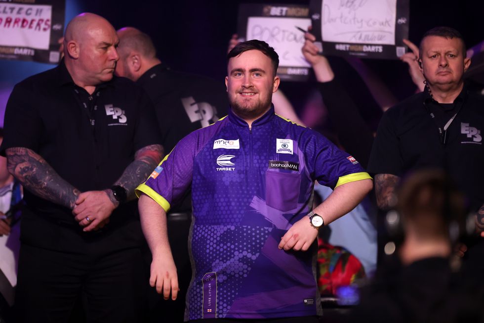 Luke Littler sits second in the Premier League table