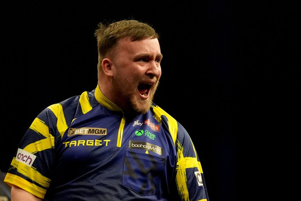 Luke Littler stormed to the summit of the Premier League standings after a commanding display at Berlin's Uber Arena on Night Eight, before throwing down the gauntlet to his title rivals