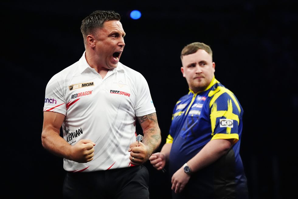 Luke Littler was involved in another heated on-stage exchange on Thursday night after Gerwyn Price was forced to apologise during their dramatic Premier League Darts play-off showdown at London's O2 Arena