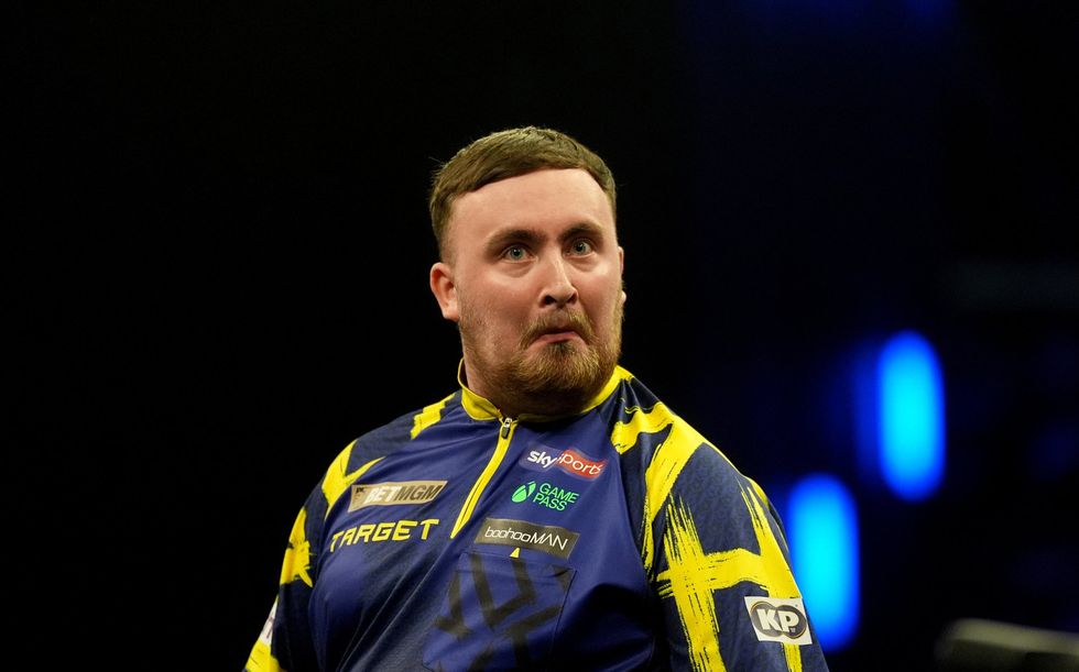 Luke Littler was left stunned after crashing out of the Belgian Darts Open