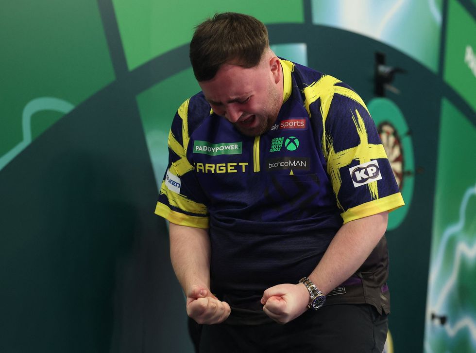 Luke Littler was overcome with emotion after winning the title