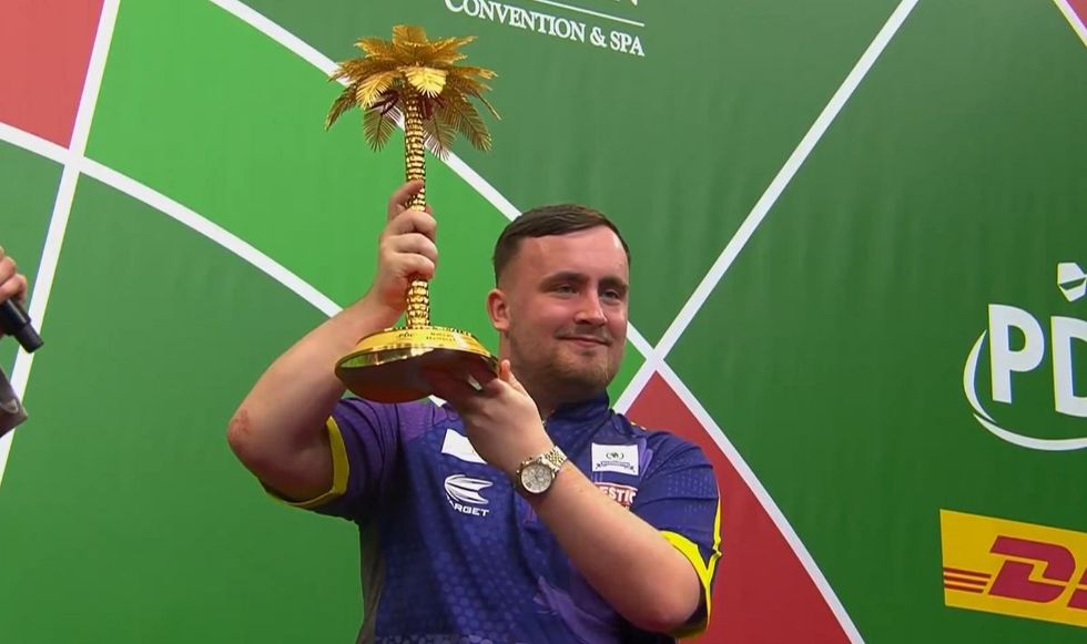 Luke Littler won the Bahrain Masters on his debut