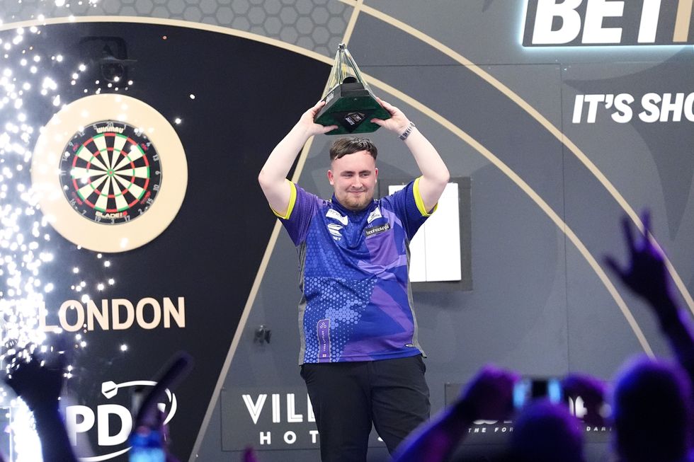 Luke Littler won the Premier League title on Thursday night