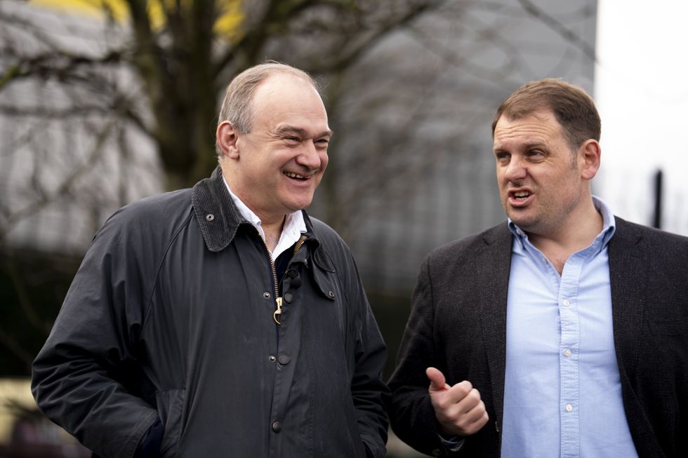 Luke Taylor and Sir Ed Davey