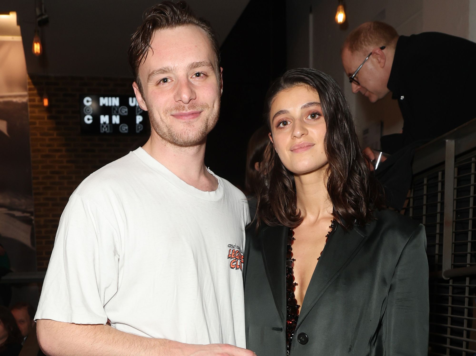 Luke Thallon and Anya Chalotra