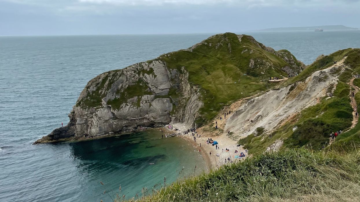 Lulworth coast in Dorset