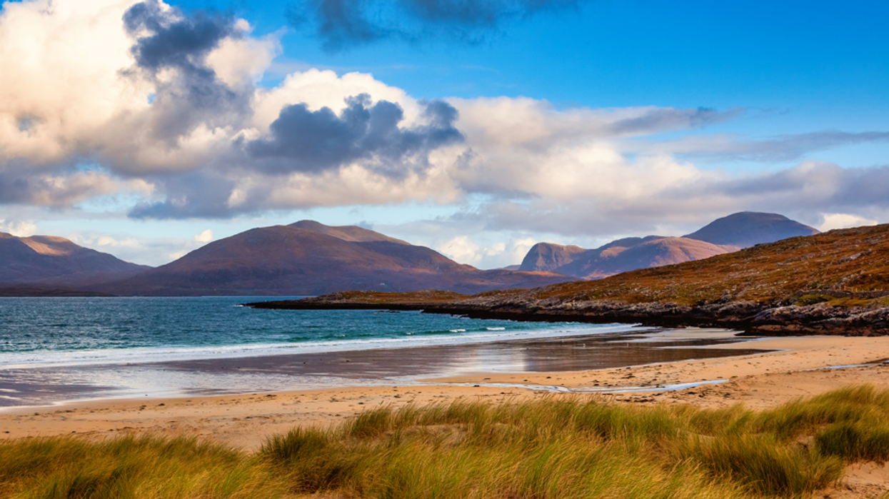 Luskentyre in the Outer Hebrides beach