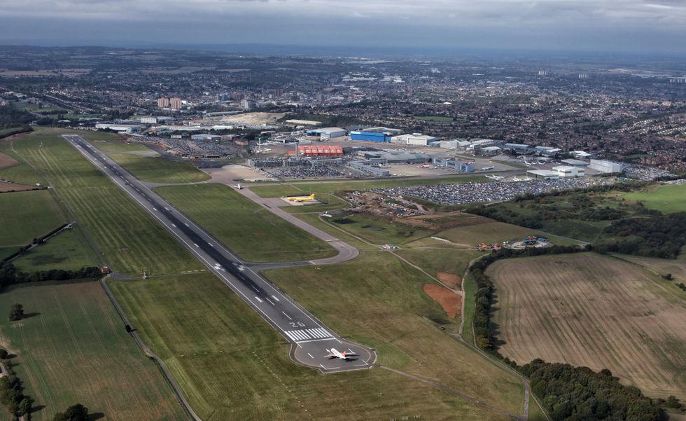 Luton Airport runway