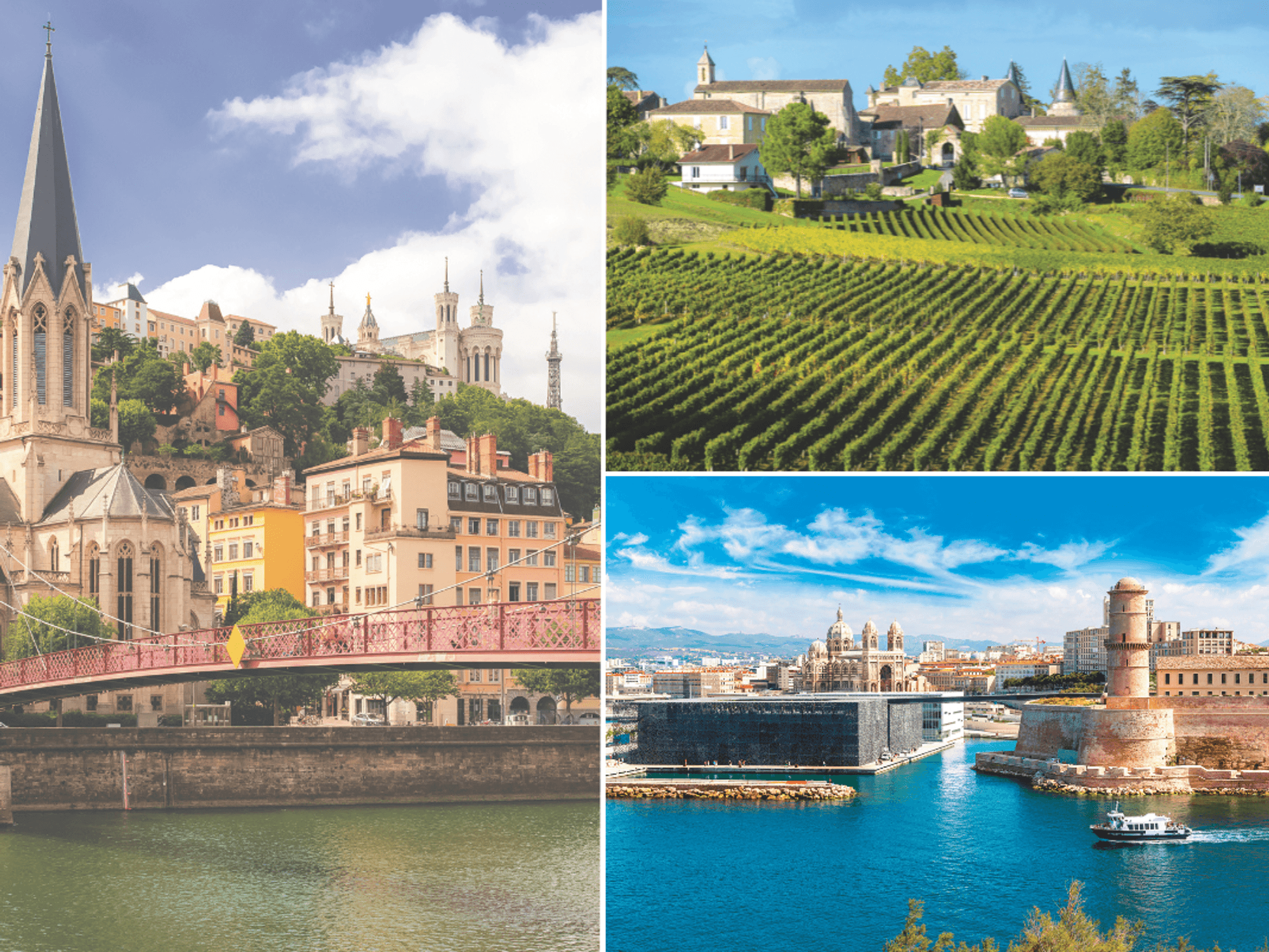 Lyon / Bordeaux / Marseille