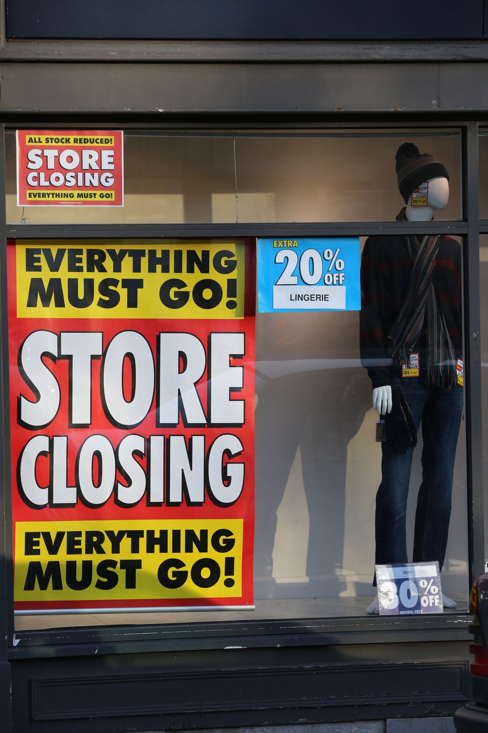 M&Co store closing sale sign in pictures