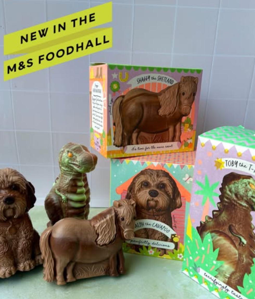M&S chocolate animal Easter eggs
