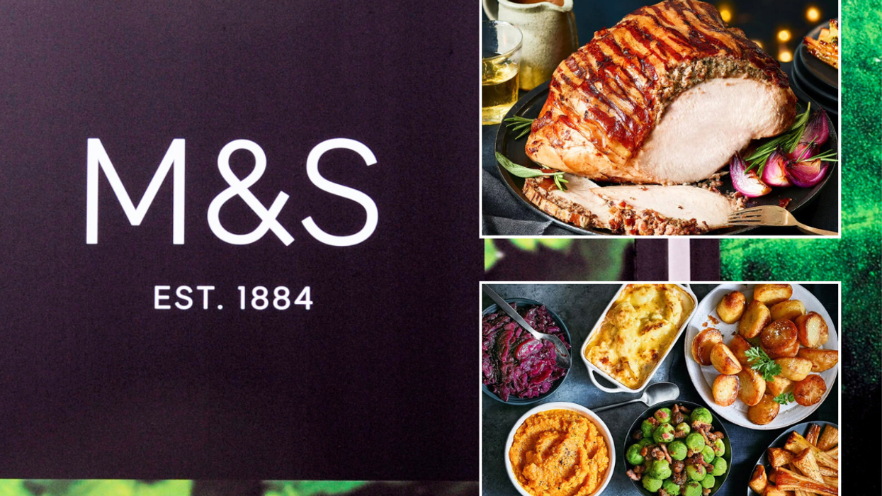 M&S Christmas food