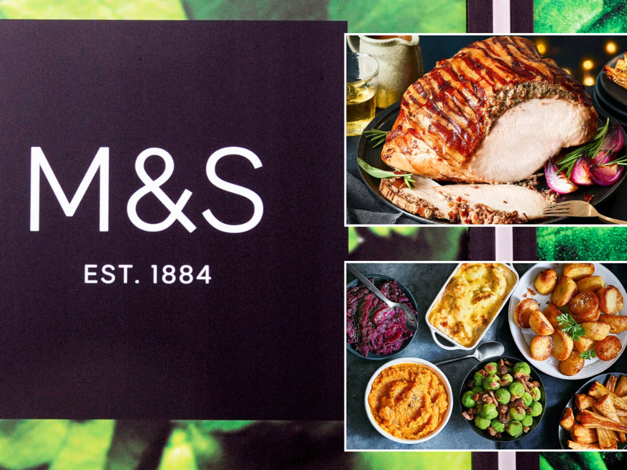 M&S Christmas food