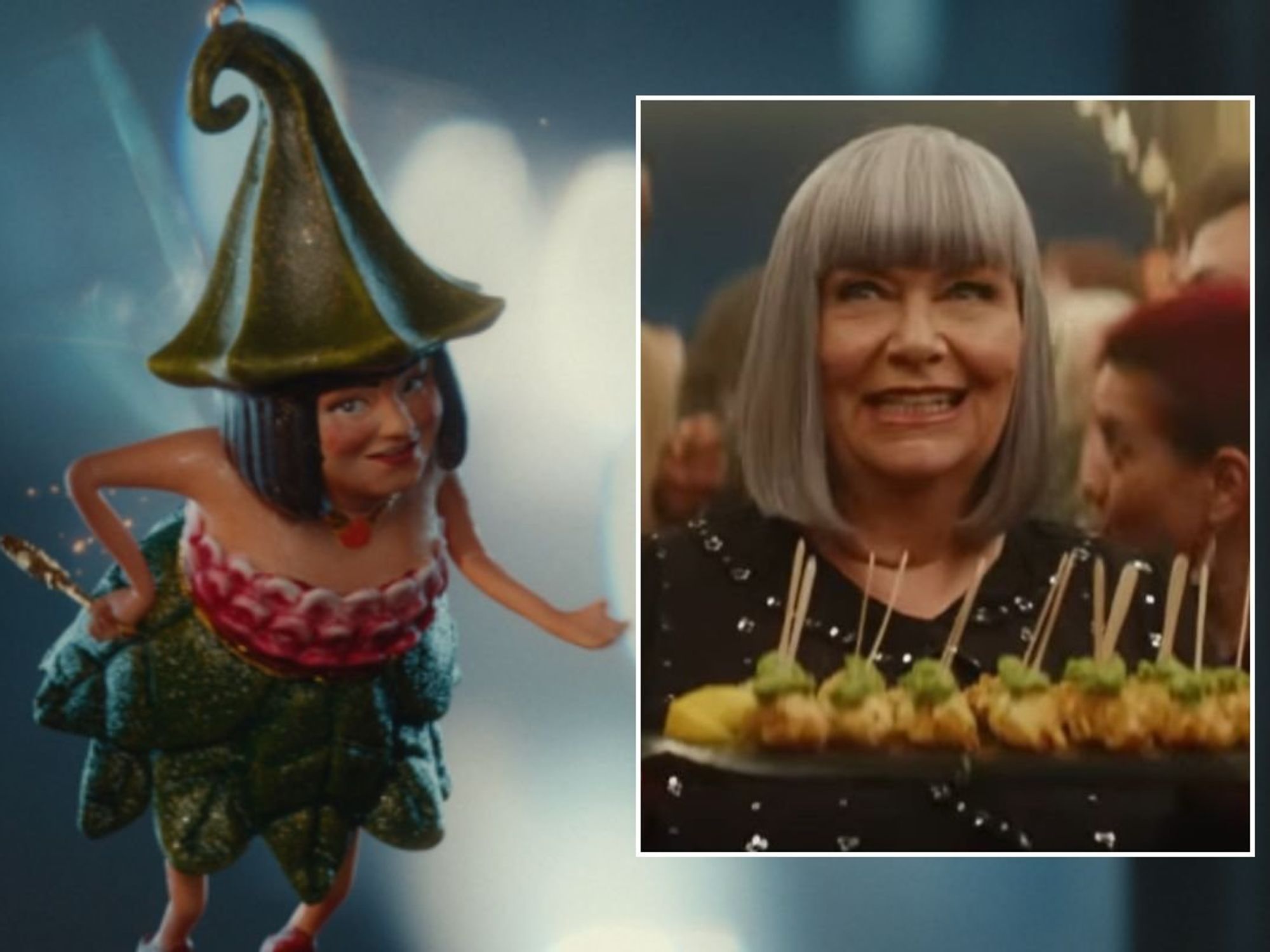 M&S Food Christmas advert: Fairy and Dawn French