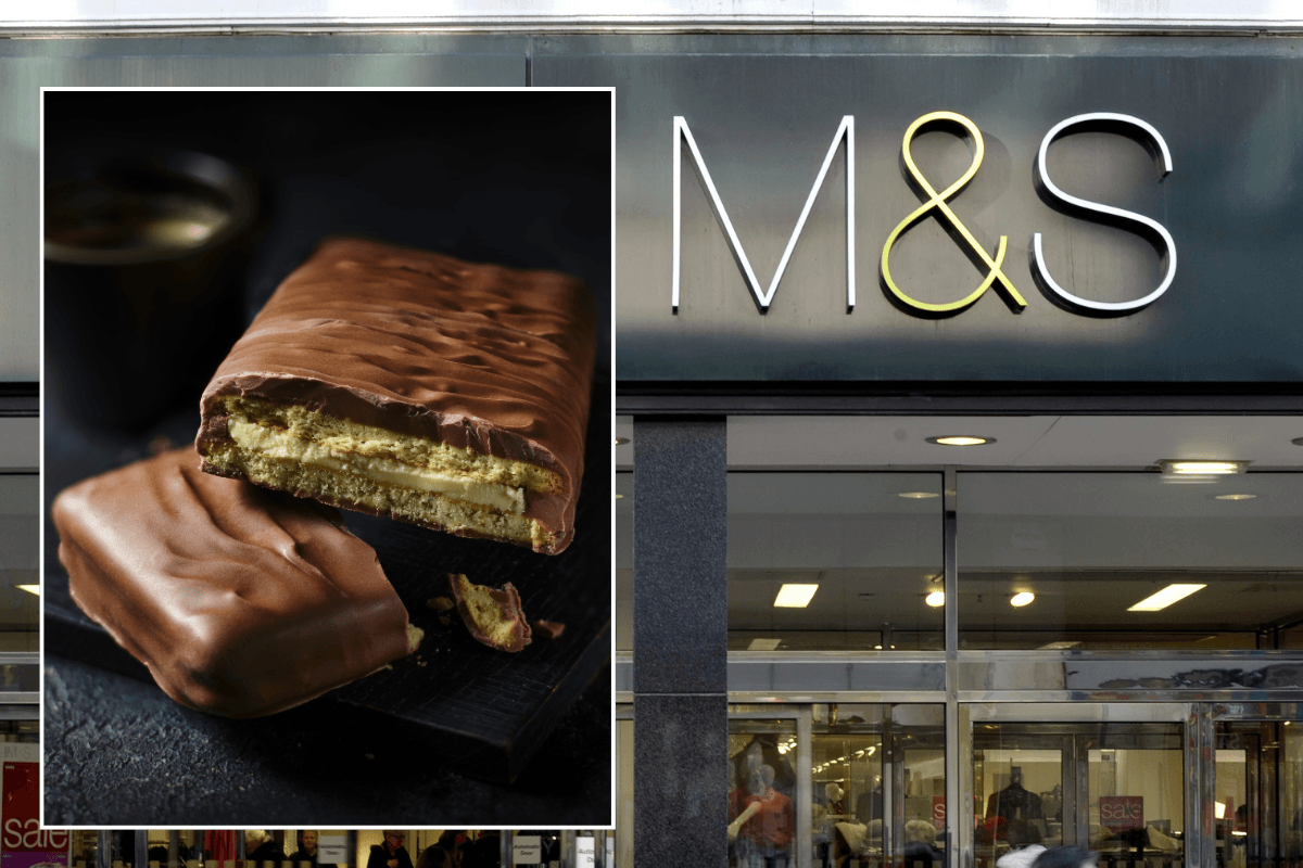 M&S Giant Outrageously Chocolatey Milk Chocolate Coated Custard Cream