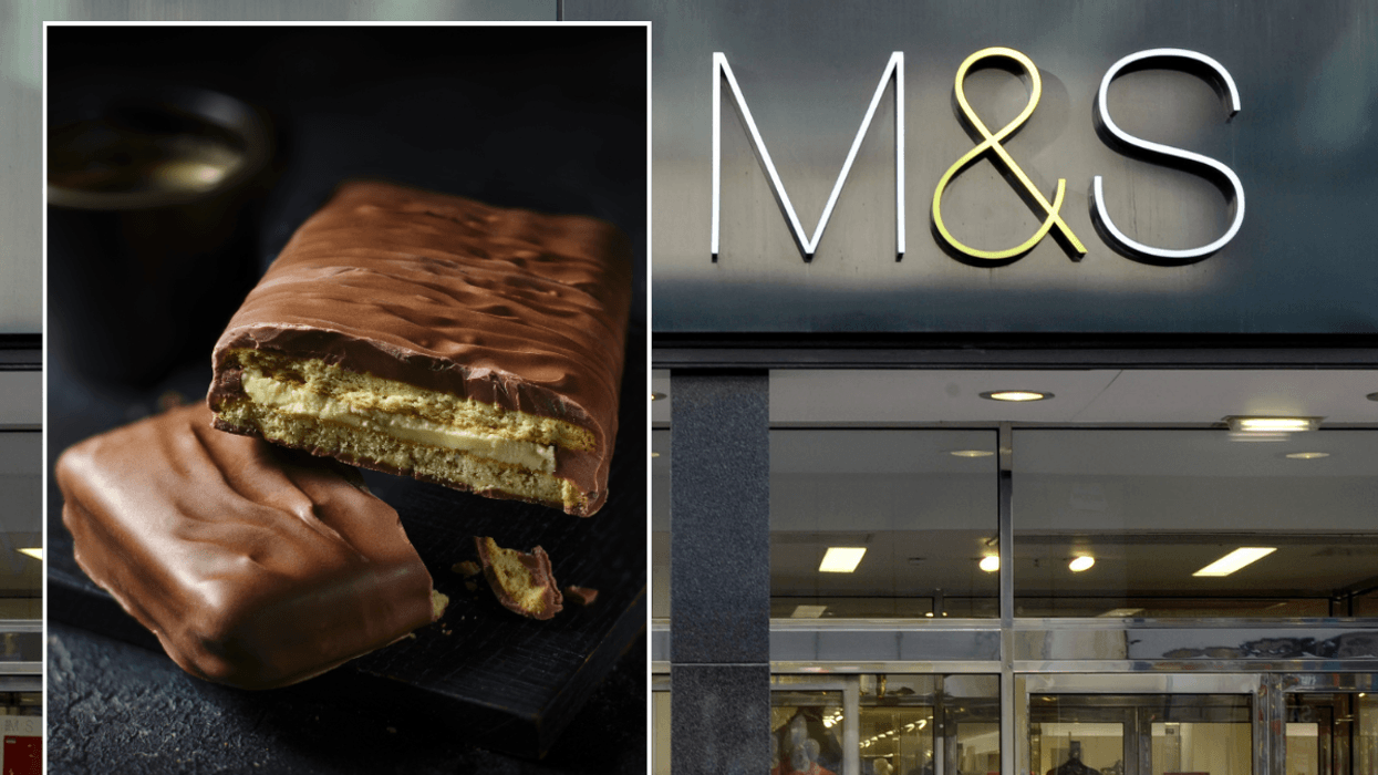 M&S Giant Outrageously Chocolatey Milk Chocolate Coated Custard Cream