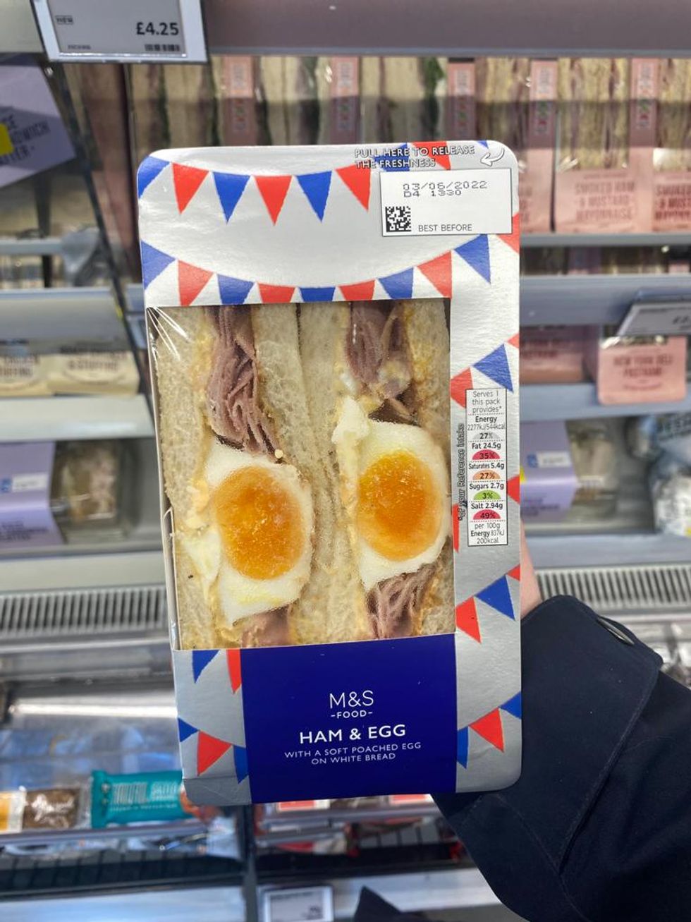 M&S have been slammed for their new ham and egg sandwich