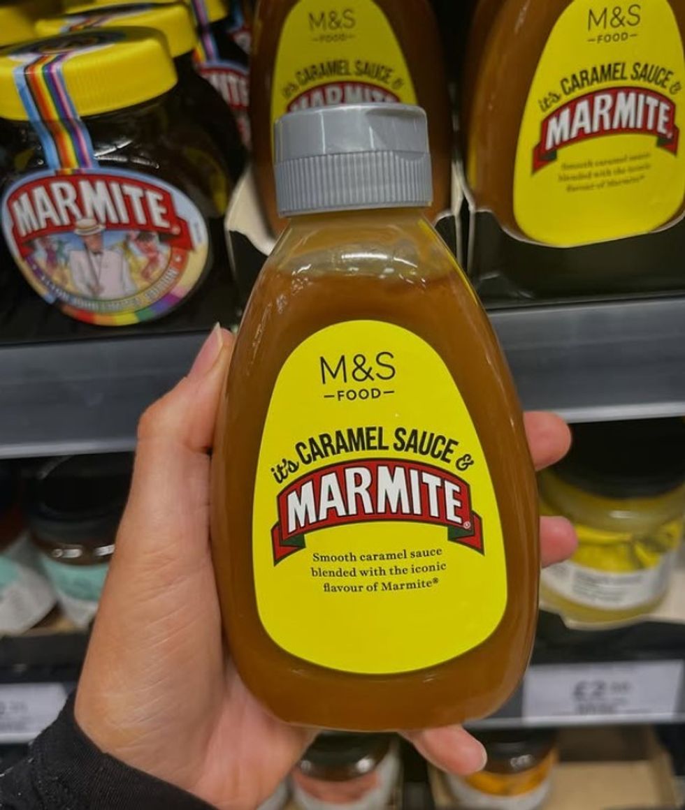 M&S' it's Caramel Sauce & Marmite