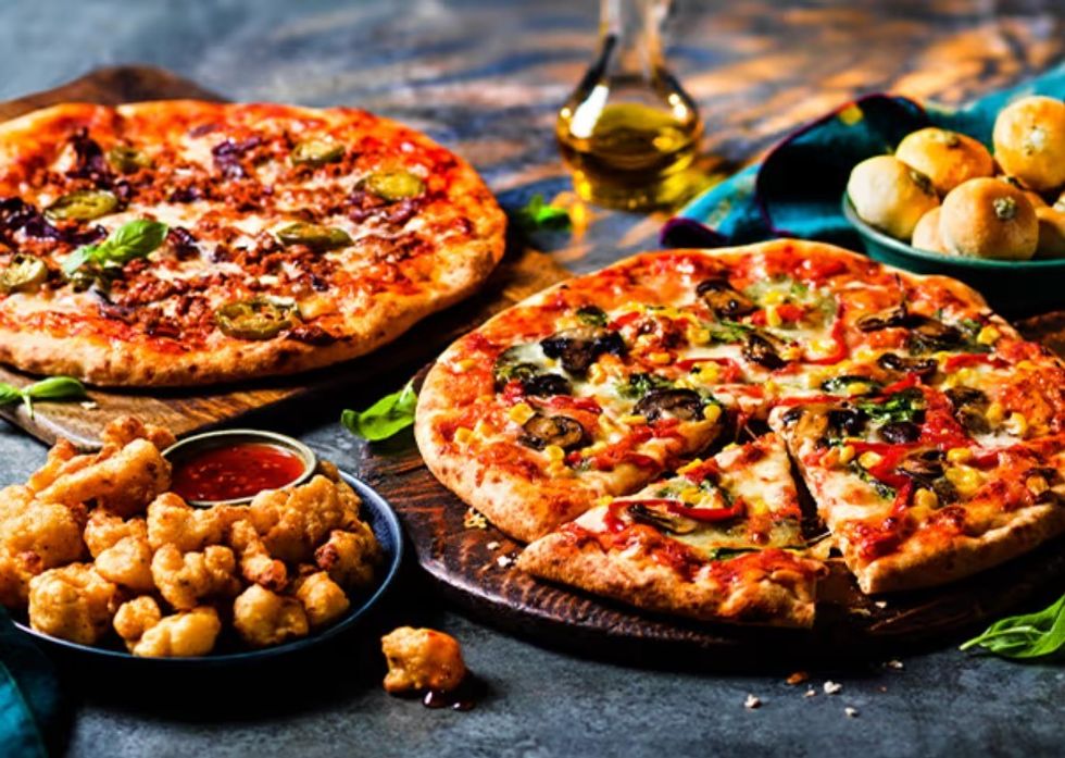 M&S pizza