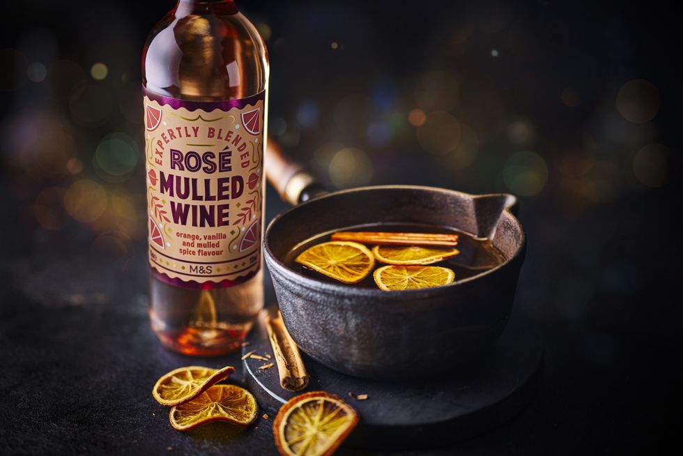 M&S Ros\u00e9 Mulled Wine