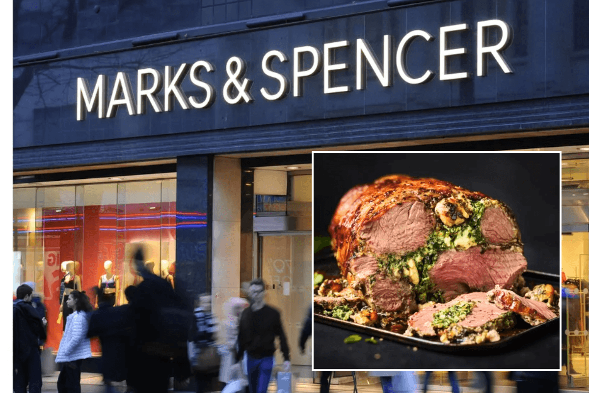 M&S sign / lamb