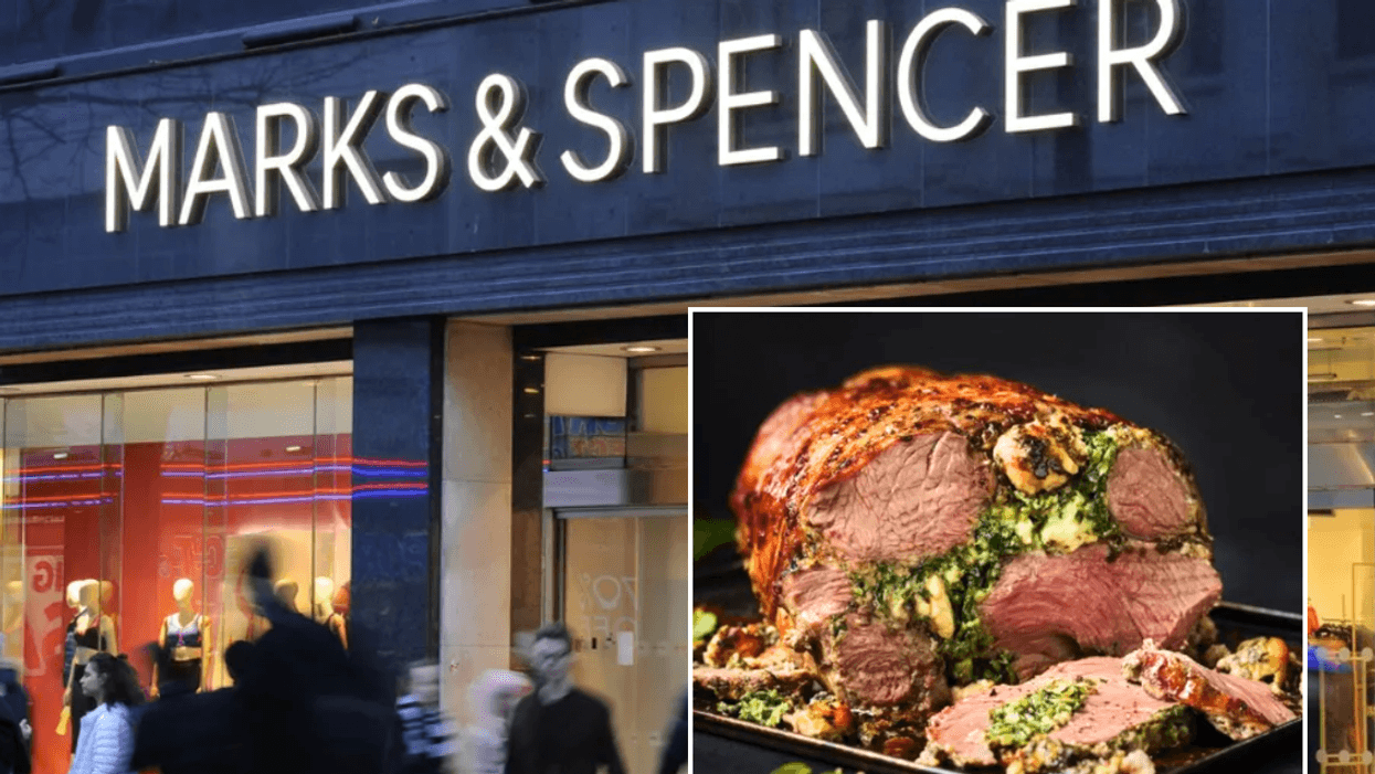 M&S sign / lamb
