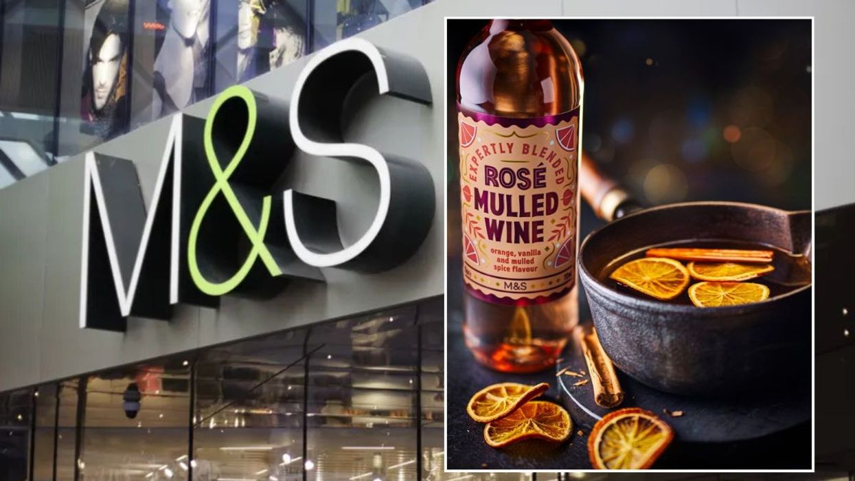 M&S sign / Rosé Mulled Wine