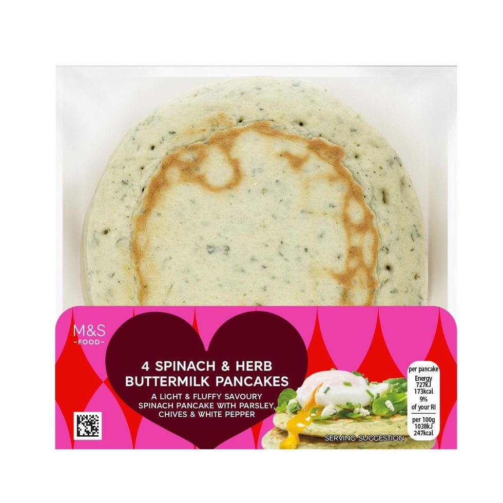 M&S Spinach & Herb Buttermilk Pancakes