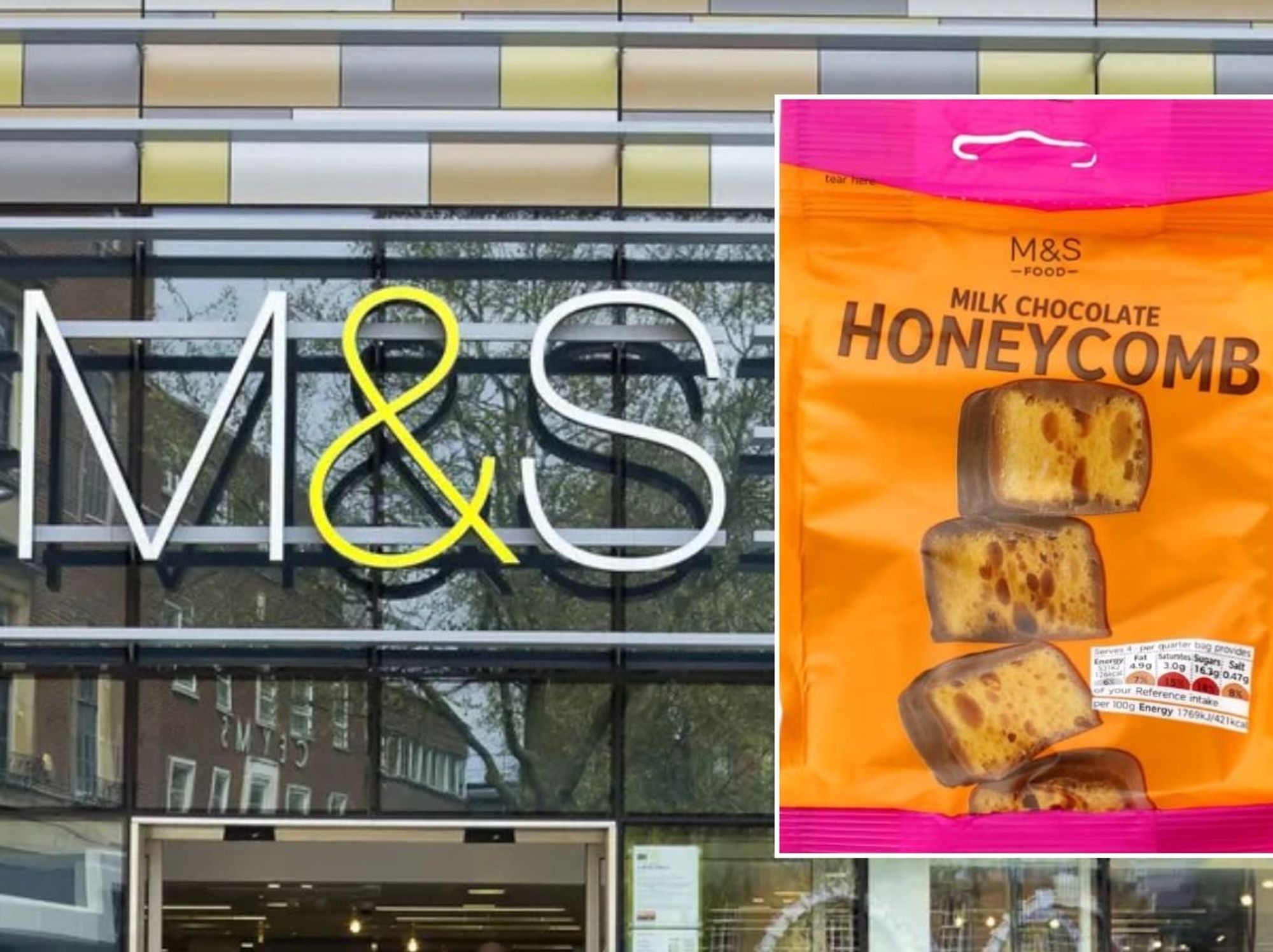 M&S store / M&S Milk Chocolate Honeycomb