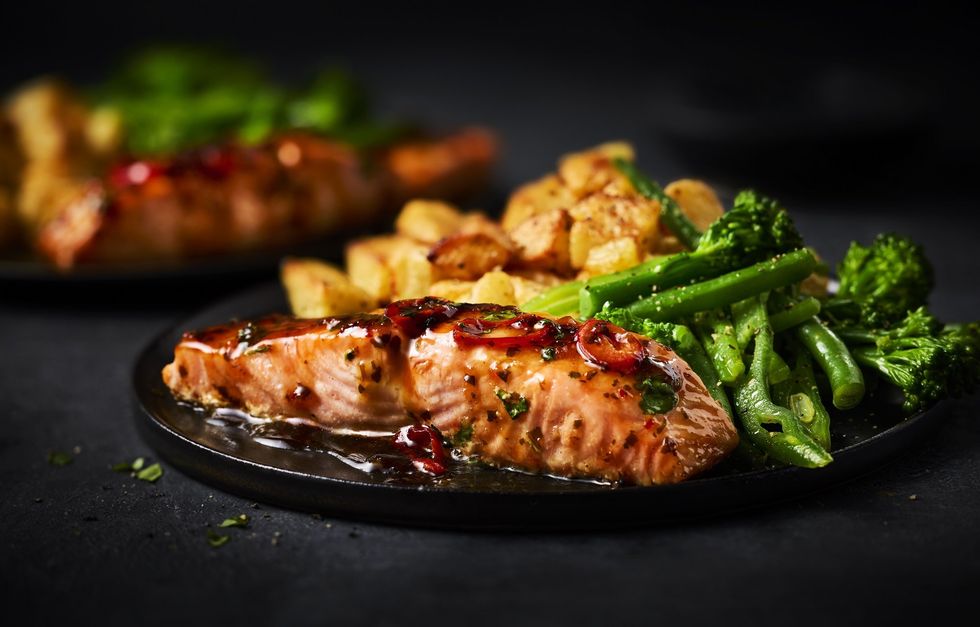 M&S \u00a310 dine in salmon