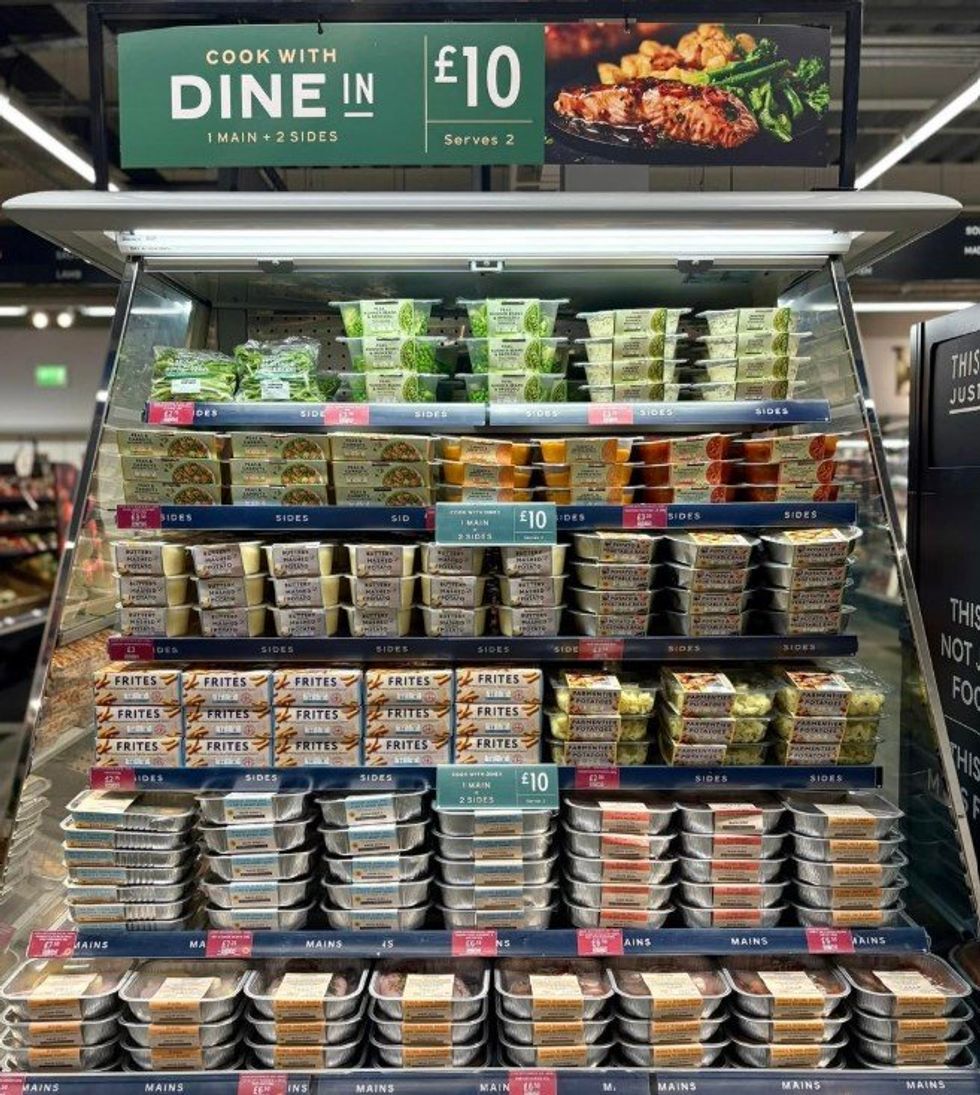 M&S \u00a310 dine in