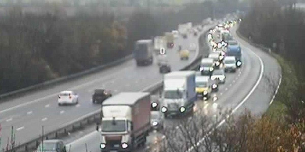 Drivers to face hours of delays near major UK airport following multi-vehicle collision Drivers to face hours of delays near major UK airport following multi-vehicle collision