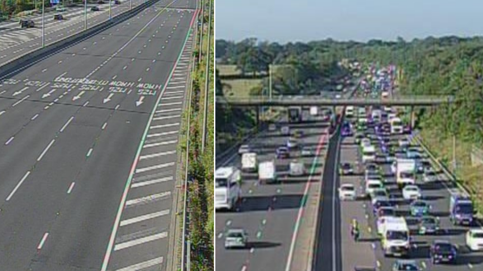 M23 road closures and car traffic